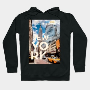 New York Travel Poster Hoodie